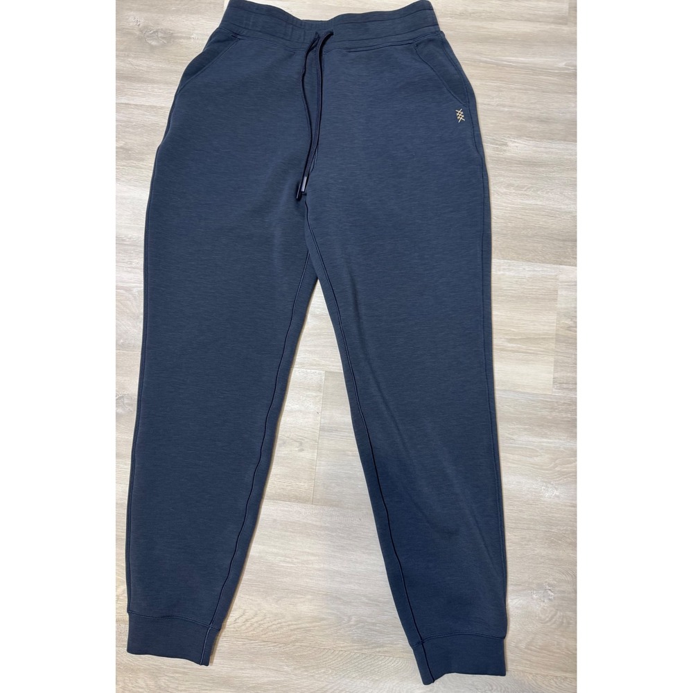 Rhone Mens Jogger Pants Small Navy Blue Drawstring Tapered Athletic Lounge